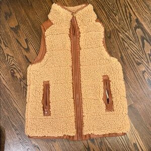 Tuckernuck Reversible Leather and Shearling Vest